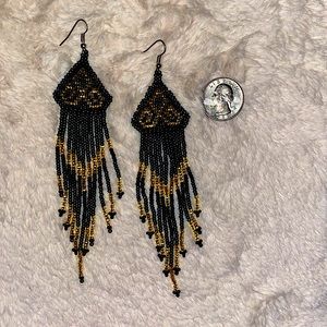 Beautiful beaded earrings from Guatemala